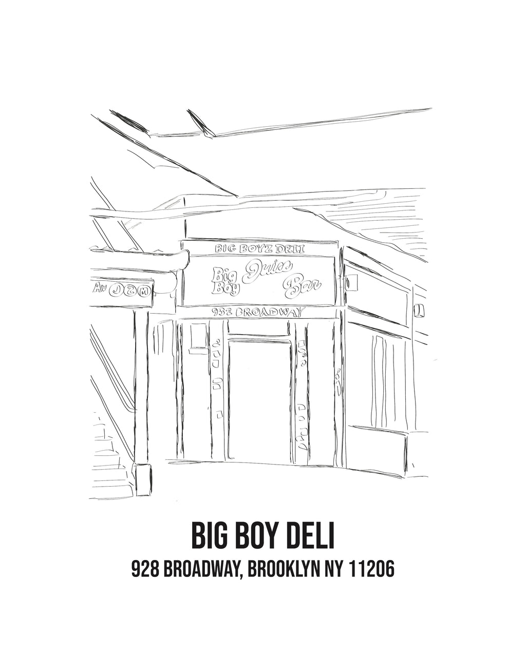 Chopped Cheese Classic Bodega Illustrations
